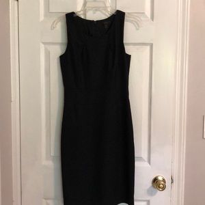 J. Crew black sheath dress size 0